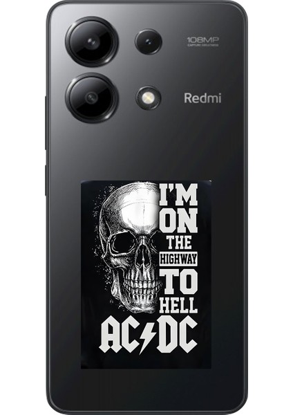 Xiaomi Redmi Note 13 Uyumlu Şeffaf Kılıf Ac/dc Tasarımlı