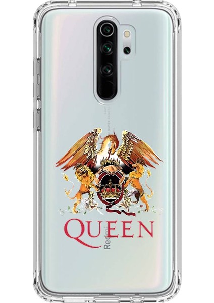 Xiaomi Redmi Note 8 Pro Uyumlu Şeffaf Kılıf Queen Tasarımlı