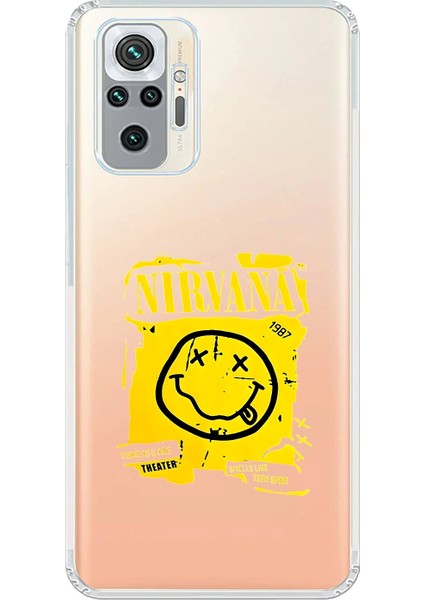 Xiaomi Redmi Note 10 Pro Uyumlu Şeffaf Kılıf Nirvana Tasarımlı
