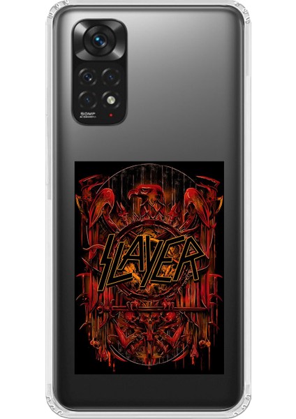 Xiaomi Redmi Note 11 Uyumlu Şeffaf Kılıf Slayer Tasarımlı
