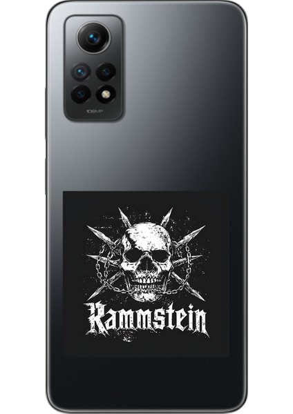Xiaomi Redmi Note 12 Pro Uyumlu Şeffaf Kılıf Rammstein Tasarımlı