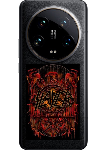 Xiaomi Mi 14 Ultra Uyumlu Şeffaf Kılıf Slayer Tasarımlı