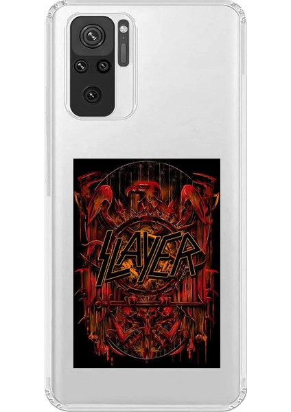 Xiaomi Redmi Note 10 Uyumlu Şeffaf Kılıf Slayer Tasarımlı