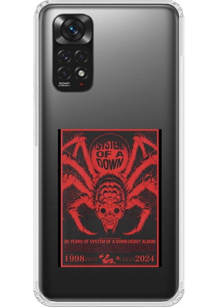 Xiaomi Redmi Note 11 Uyumlu Şeffaf Kılıf System Of A Down Tasarımlı