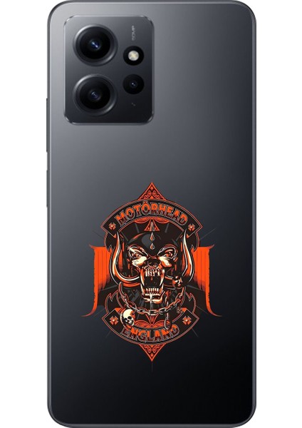 Xiaomi Redmi Note 12 Uyumlu Şeffaf Kılıf Motörhead Tasarımlı