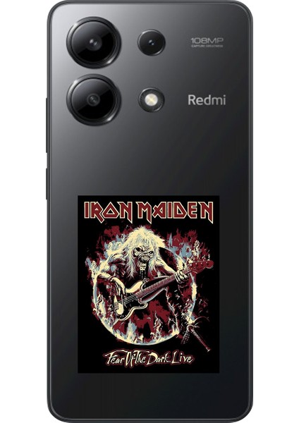 Xiaomi Redmi Note 13 Uyumlu Şeffaf Kılıf Iron Maiden Tasarımlı