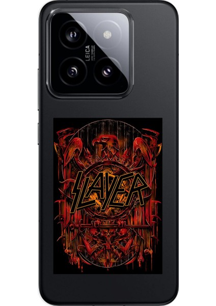 Xiaomi Mi 14 Pro Uyumlu Şeffaf Kılıf Slayer Tasarımlı