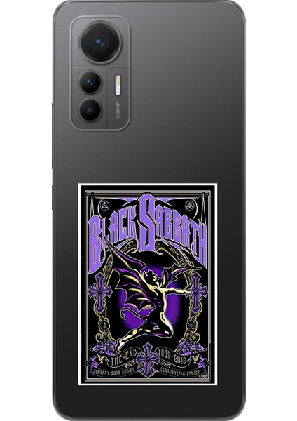 Xiaomi Mi 12 Lite Uyumlu Şeffaf Kılıf Black Sabbath Tasarımlı