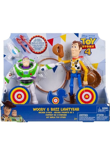 Woody ve Buzz Lightyear Figürleri - Ikili Arcade Paket GDL68