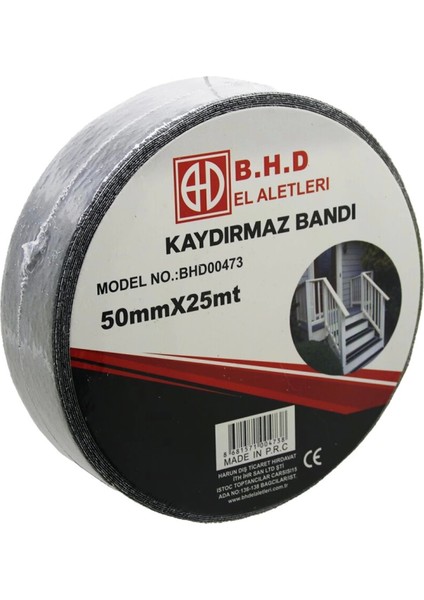 50MM x 25MT Kaydırmaz Siyah Bant (4887)