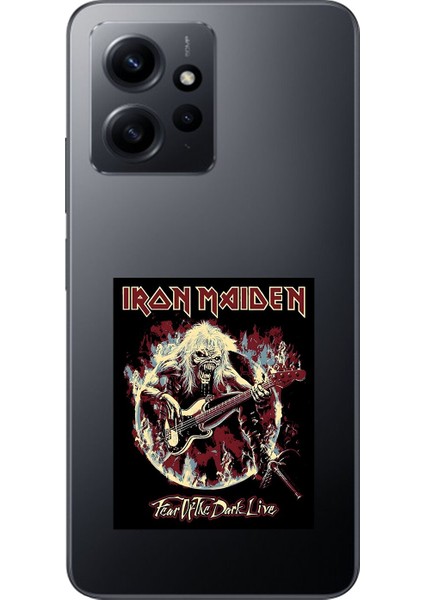 Xiaomi Redmi Note 12 Uyumlu Şeffaf Kılıf Iron Maiden Tasarımlı