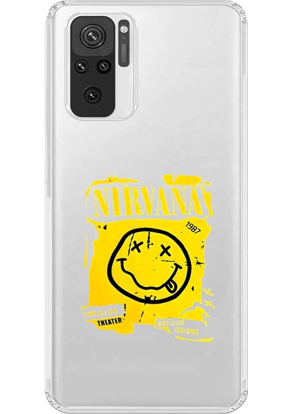 Xiaomi Redmi Note 10 Uyumlu Şeffaf Kılıf Nirvana Tasarımlı