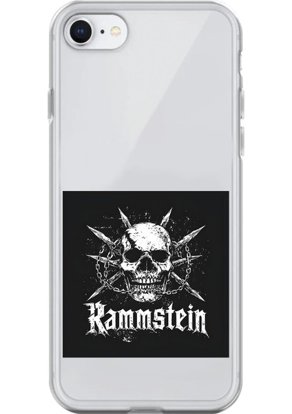 iPhone 6 Uyumlu Şeffaf Kılıf Rammstein Tasarımlı