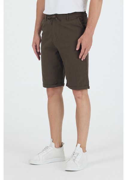 Erkek Slim Fit Keten Chino Şort fiyatları