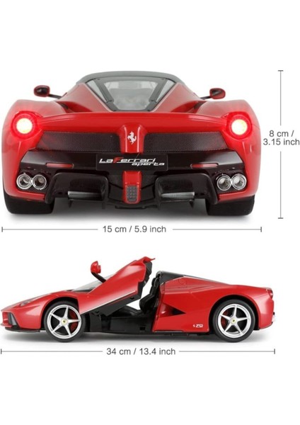 1:14 La Ferrari Aperta Uzaktan Kumandalı Işıklı Araba Kırmızı fırsatları