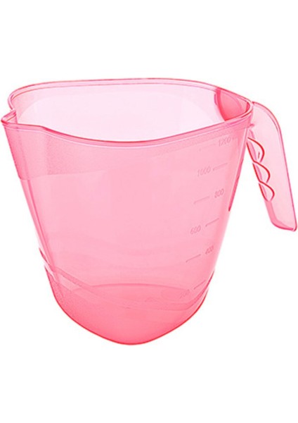 Maşrapa Plastik Şeffaf Banyo Tuvalet Maşrapası Su Taşıma Kabı 1200 ml