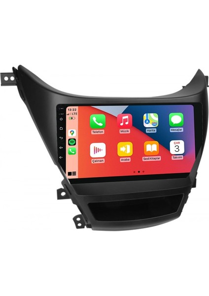 CRT-432 Hyundai Elantra 2012 2014 4 GB Ram 64 GB Hafıza Android Multimedya Teyp