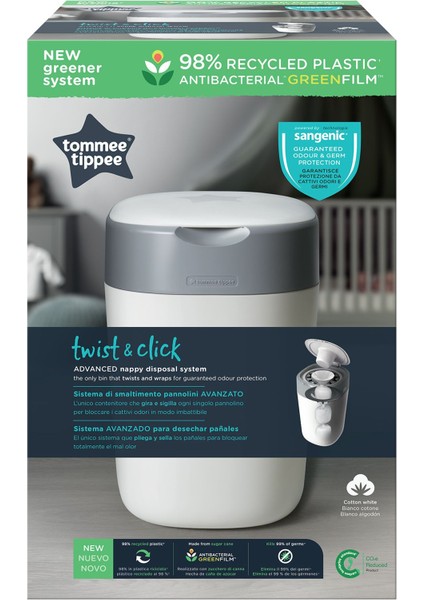 Twist & Click Bebek Bezi Çöp Kovası Sistemi