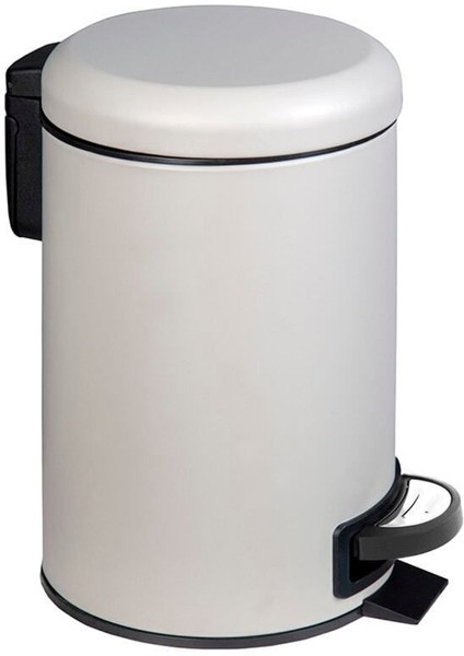 Elit Ikili Banyo Seti Bej Paslanmaz 3 Lt Çöp Kovası Wc Tuvalet Fırçası modelleri