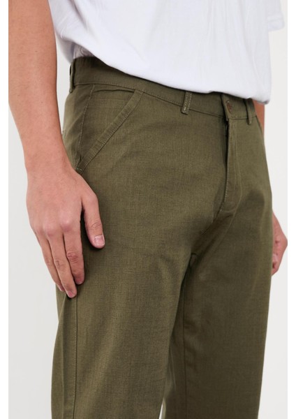 Erkek Keten Pantolon