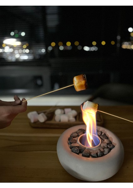 Şömine Dekorasyon Seti 1lt Bioethanol Yakıt Hediye, Şık ve Sıcak Atmosfer modelleri