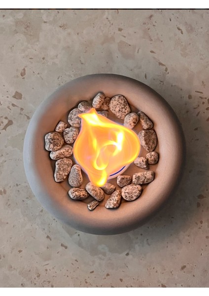 Şömine Dekorasyon Seti 1lt Bioethanol Yakıt Hediye, Şık ve Sıcak Atmosfer fırsatları