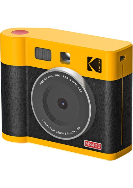 Mini Shot 4 Era ( Sarı ) - Dünyanın Ilk 10x10CM Baskı Yapan Filmli Fotoğraf Makinesi