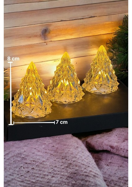 Sarı LED Çam Ağacı Mum Seti, Alevli Yapay Işıklar, Yılbaşı Dekorasyonu indirimleri