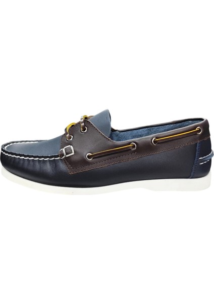 Lacivert Kahve Tımbırlant Erkek Ayakkabı
