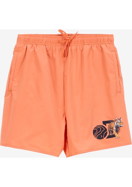 Turuncu Erkek Çocuk Normal Bel Şort Mayo D5SB-MY-3300