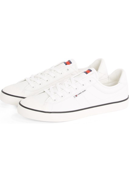 Ekru Erkek Sneaker Tjm Vulcanızed Bumper