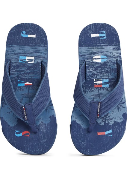 Lacivert Erkek Plaj Terliği Tjm Elevated Beach Sandal fırsatları