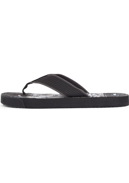 Siyah Erkek Plaj Terliği Tjm Elevated Beach Sandal fiyatları