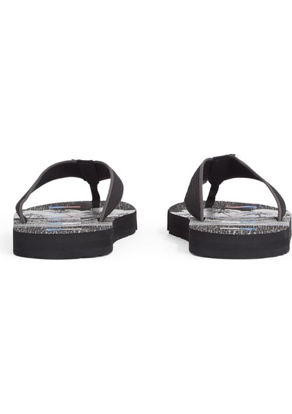 Siyah Erkek Plaj Terliği Tjm Elevated Beach Sandal indirimleri