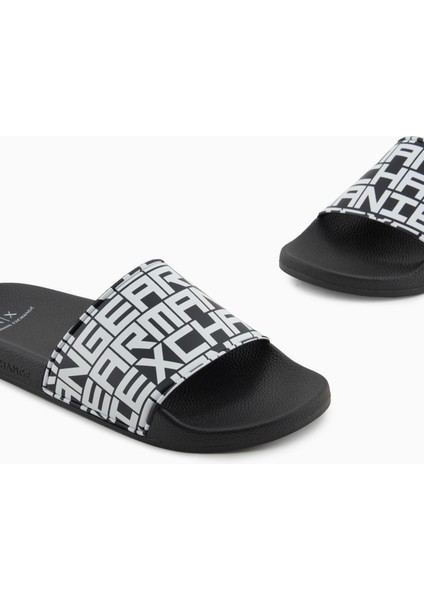 Siyah - Ekru Erkek Plaj Terliği XUP004 fırsatları