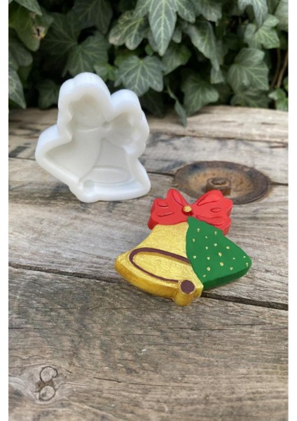 Beyaz Yılbaşı Çanı Mum Kalıbı, Silikon, 1 Adet, Dekoratif ve Kullanışlı Tasarım modelleri