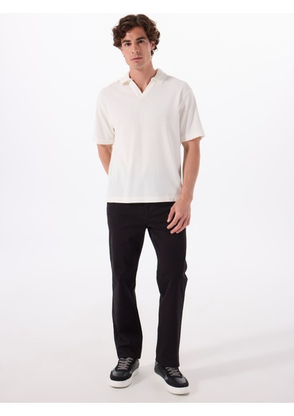Normal Bel Slim Fit Siyah Erkek Chino Pantolon WM01003001 Chino Pantolon
