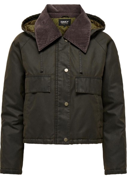 Koyu Kahve Kadın Mont Onlmountaın Washed Short Jacket Cs