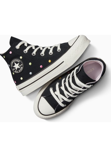 Siyah Kız Çocuk Kanvas Yürüyüş Ayakkabısı A12609C.001-CHUCK Taylor All Star