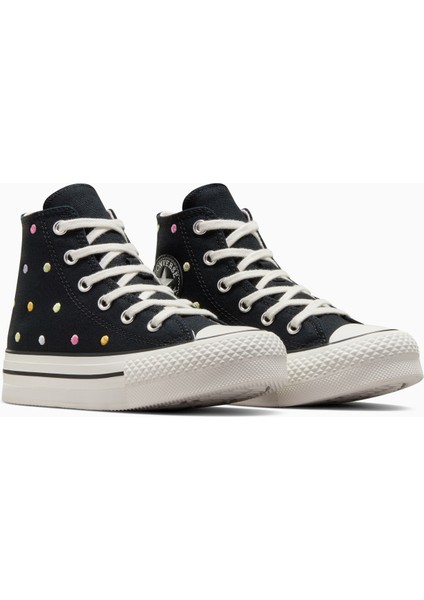Siyah Kız Çocuk Kanvas Yürüyüş Ayakkabısı A12609C.001-CHUCK Taylor All Star