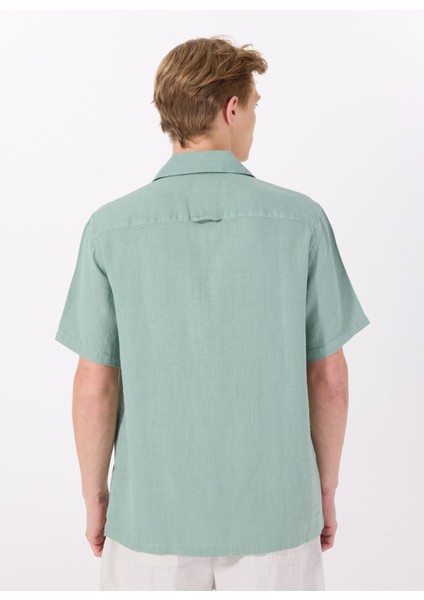 Standart Bebe Yaka Yeşil Erkek Gömlek Mr Hank indirimleri