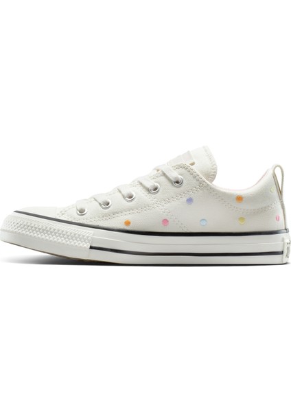 Beyaz Kız Çocuk Kanvas Yürüyüş Ayakkabısı A12619C.103-CHUCK Taylor All Star
