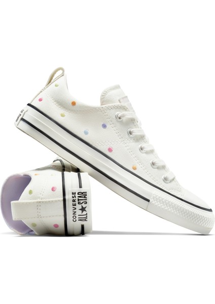 Beyaz Kız Çocuk Kanvas Yürüyüş Ayakkabısı A12619C.103-CHUCK Taylor All Star