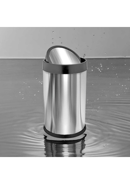 Krom Pratik Kapaklı Çöp Kovası 12 Lt modelleri