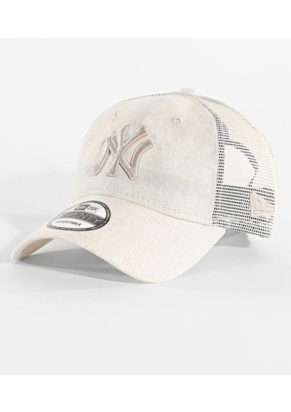 60667672 Lınen 9twenty Trucker Neyy Bej Unisex Şapka