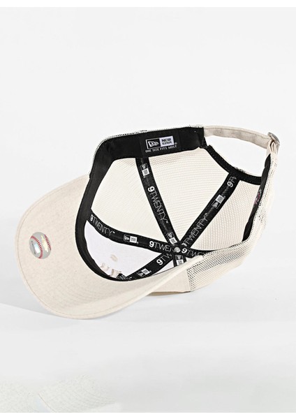 60667672 Lınen 9twenty Trucker Neyy Bej Unisex Şapka