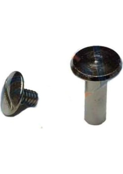Cilt Menü, Katalog, Kartela Vidası, 13MM - Nikel, 1 Adet