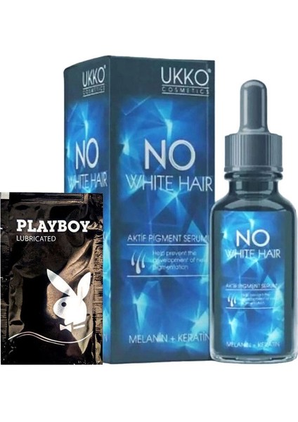1 Adet Hair Aktif Pigment Melanin Kratin Saç Serumu 50 ml Beyaz Karşıtı Serum + Yanında Jel