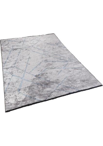 Hare Premium 1312 Açık Gri - Pamuk Şönil Dokuma Halı | Parlak Salon Halısı indirimleri