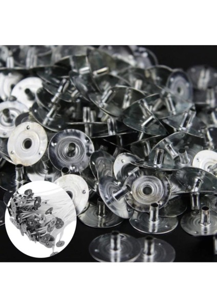 Çok Renkli Mum Fitili 100 Adet, Parafin ve Jel Uyumlu, Orijinal Pamuk Fitil fiyatları